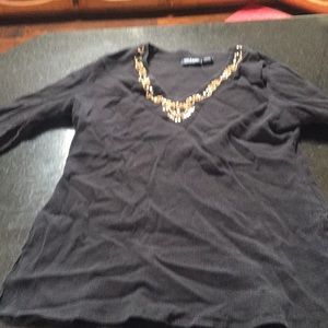 Split flare sleeve tunic